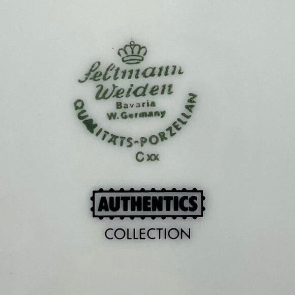 Seltmann Weiden Authentics Porcelain Abstract Print Bowl Plate Replacement Set - Picture 6 of 11